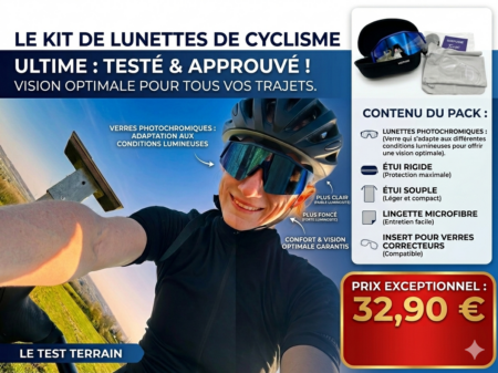 Lunettes de sport photochromique